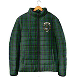 Clan Davidson Crest Tartan Padded Jacket RF193