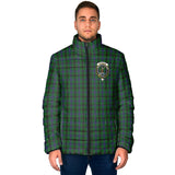 Clan Davidson Crest Tartan Padded Jacket RF193