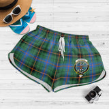 Clan Davidson Ancient Crest Tartan Womens Shorts NW1985