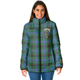 Clan Davidson Ancient Crest Tartan Padded Jacket RF189