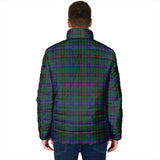 Clan Davidson Modern Crest Tartan Padded Jacket RF190