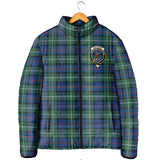 Clan Davidson of Tulloch Crest Tartan Padded Jacket RF192