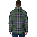 Clan Davidson of Tulloch Dress Crest Tartan Padded Jacket RF191