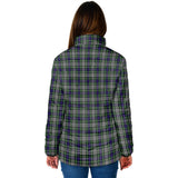 Clan Davidson of Tulloch Dress Crest Tartan Padded Jacket RF191