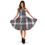 Clan Dennistoun Tartan Sleeveless Midi Womens Dress VS985