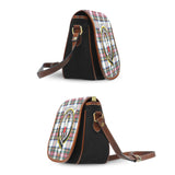 Clan Dennistoun Crest Tartan Saddle Bag MS788