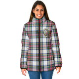 Clan Dennistoun Crest Tartan Padded Jacket RF194