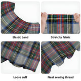 Clan Dennistoun Tartan Off Shoulder Long Dress VL222