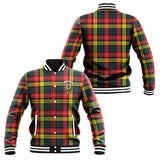 Clan Dewar Crest Tartan Baseball Jacket JM788