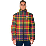 Clan Dewar Crest Tartan Padded Jacket RF195