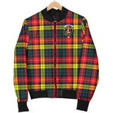 Clan Dewar Crest Tartan Bomber Jacket ZJ195