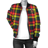 Clan Dewar Crest Tartan Bomber Jacket ZJ195