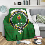 Clan Don Crest Tartan Blanket UC198