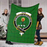 Clan Don Crest Tartan Blanket UC198