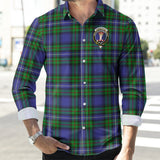 Clan Donnachaidh Crest Tartan Long Sleeve Shirt PC786