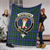 Clan Donnachaidh Crest Tartan Blanket UC199