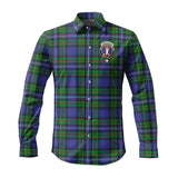 Clan Donnachaidh Crest Tartan Long Sleeve Shirt PC786