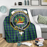 Clan Douglas Crest Tartan Blanket UC209