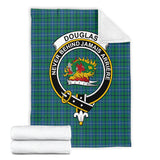 Clan Douglas Ancient Crest Tartan Blanket UC202