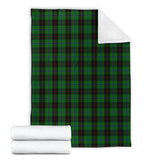 Clan Douglas Black Tartan Blanket U238