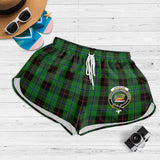 Clan Douglas Black Crest Tartan Womens Shorts NW1973