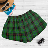 Clan Douglas Black Crest Tartan Womens Shorts NW1973