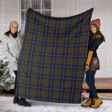 Clan Douglas Brown Tartan Blanket U239