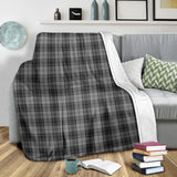 Clan Douglas Grey Tartan Blanket U242