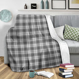 Clan Douglas Grey Modern Tartan Blanket U241