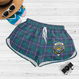 Clan Douglas Modern Crest Tartan Womens Shorts NW1968