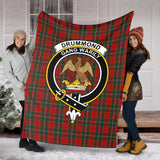 Clan Drummond Ancient Crest Tartan Blanket UC210