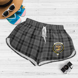 Clan Drummond Grey Crest Tartan Womens Shorts NW1965