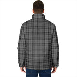 Clan Drummond Grey Crest Tartan Padded Jacket RF209