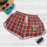 Clan Drummond of Perth Dress Crest Tartan Womens Shorts NW1963