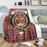 Clan Drummond of Perth Dress Crest Tartan Blanket UC213