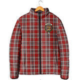 Clan Drummond of Perth Dress Crest Tartan Padded Jacket RF211