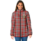 Clan Drummond of Perth Dress Crest Tartan Padded Jacket RF211