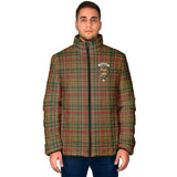 Clan Drummond of Strathallan Crest Tartan Padded Jacket RF214