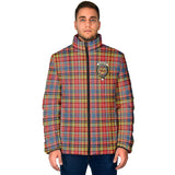 Clan Drummond of Strathallan Modern Crest Tartan Padded Jacket RF213