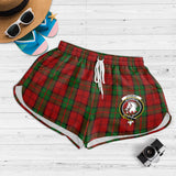 Clan Dunbar Crest Tartan Womens Shorts NW1955