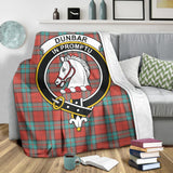 Clan Dunbar Ancient Crest Tartan Blanket UC218