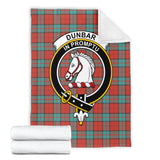 Clan Dunbar Ancient Crest Tartan Blanket UC218