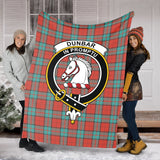 Clan Dunbar Ancient Crest Tartan Blanket UC218