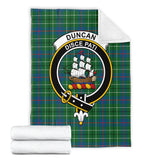 Clan Duncan Ancient Crest Tartan Blanket UC222