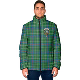 Clan Duncan Ancient Crest Tartan Padded Jacket RF220