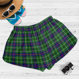 Clan Duncan Modern Crest Tartan Womens Shorts NW1953