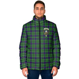 Clan Duncan Modern Crest Tartan Padded Jacket RF221