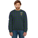 Clan Dundas Crest Tartan Sweatshirt HC758