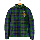 Clan Dundas Modern Crest Tartan Padded Jacket RF223