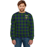 Clan Dundas Modern Crest Tartan Sweatshirt HC760